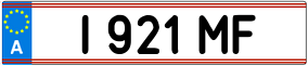 Truck License Plate